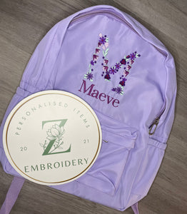 Nylon BackPack - Name & Design