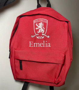 Red Football BackPack