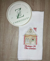 Gingerbread House Tea Towel