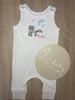 Ribbed Dungarees with Flyer Design