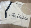 Wedding Pyjamas with Piping Short Sleeve/Short leg