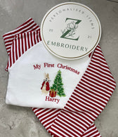 First Christmas Rabbit Design