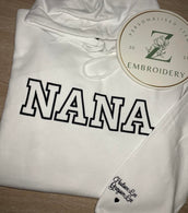 Outline Chest Hoodie