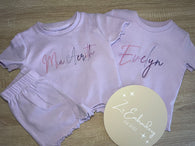 Ribbed Short Sets