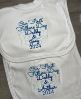 First Farther’s Day Bib