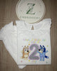 Girls Long Sleeve Frill Pj Set in white