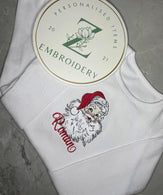 White Ribbed Santa