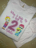 Girls Long Sleeve Frilled Pyjama Set in Pastel Pinks ANY DESIGN