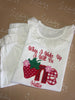 Girls Long Sleeve Frill Pj Set in white ANY DESIGN