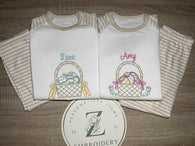 Stripe Easter Basket Pyjama - Unisex