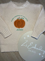 Cutest Pumpkin Knitted Sweatshirt