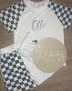 Half Checkered Tshirt & Short Set
