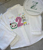 White Cotton Long Sleeve/Leg Button Up Pyjamas ANY DESIGN
