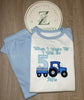 Blue Block Pyjamas ANY DESIGN