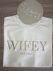 WIFEY/BRIDE Sweatshirts