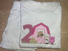 Girls White Seersucker Short Pjs