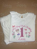 Girls Long Sleeve Frill Pj Set in white ANY DESIGN