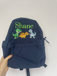 Backpack With Side Pockets Name & Design