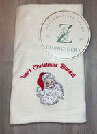 Star Embossed Christmas Blanket