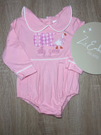 Unisex Collar Birthday Rompers
