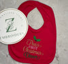 First Christmas Dinner Bib