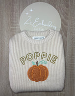 Name Pumpkin Knitted Sweatshirt