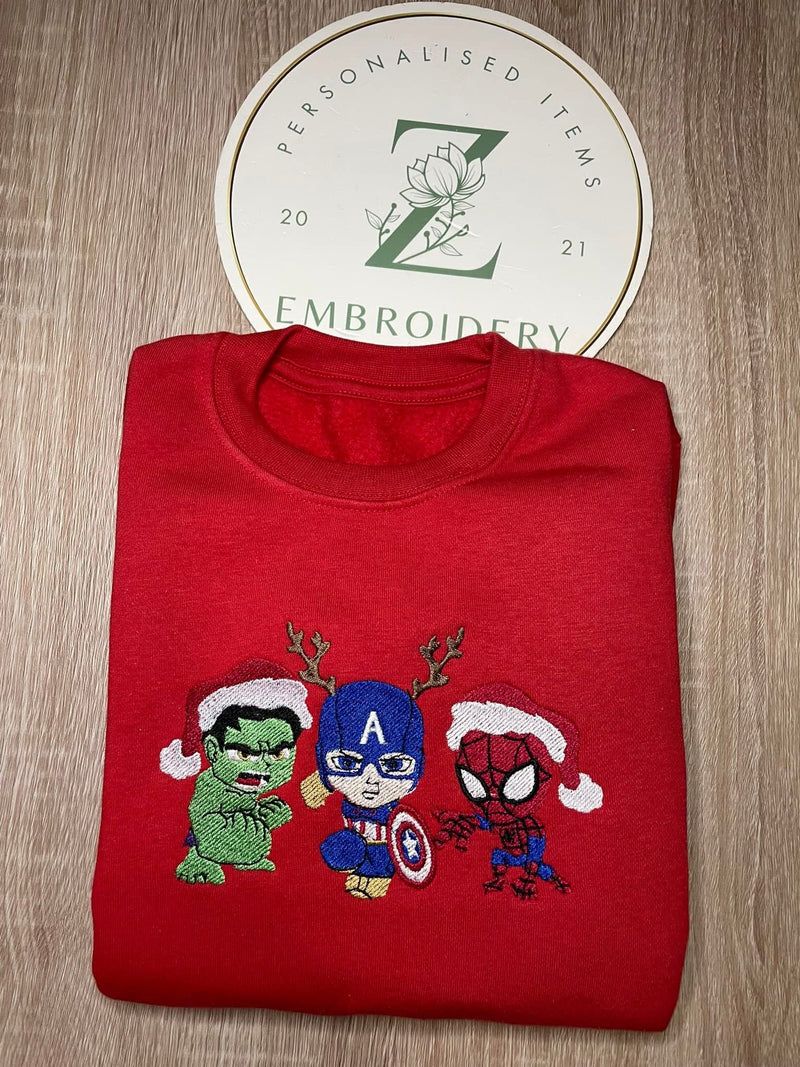 Superhero Christmas Sweatshirt