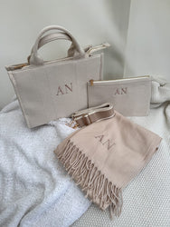 Tote Bag, Pouch & Scarf