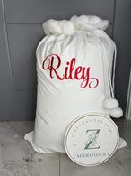 Pom Pom Christmas Sack
