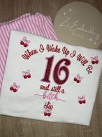 Adult Birthday Pyjamas ANY DESIGN