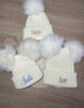 XL Double Pom Pom Hat - Unisex