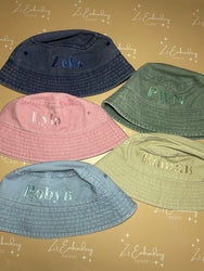 Vintage Washed Style Bucket Hats - Unisex
