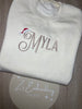 Santa Hat Name - JUMPER ONLY
