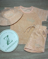 3 Piece Towelling Set Sunset
