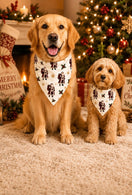 Dog Bandana, Santa Print PRE ORDER