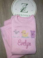 Ribbed Lounge Set With Easter Design