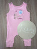 Ribbed Dungarees with Flyer Design