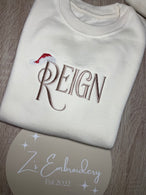 Santa Hat Name - JUMPER ONLY