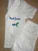 Boys White Button Up Short Pyjamas ANY DESIGN