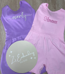 Girls Tie Back Playsuit