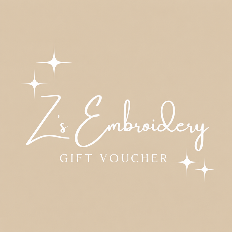 Z’s Embroidery GIFT VOUCHER