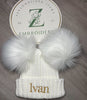 XL Double Pom Pom Hat - Unisex
