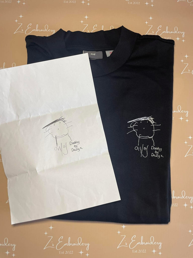 Drawing onto Garment