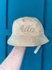 0-3/3-6m Bucket Hats With Chin Strap