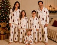 Adults button up, Santa Pyjamas - PRE ORDER