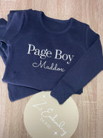 Page Boy Ribbed Lounge Suit