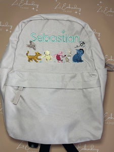 Backpack With Side Pockets Name & Design