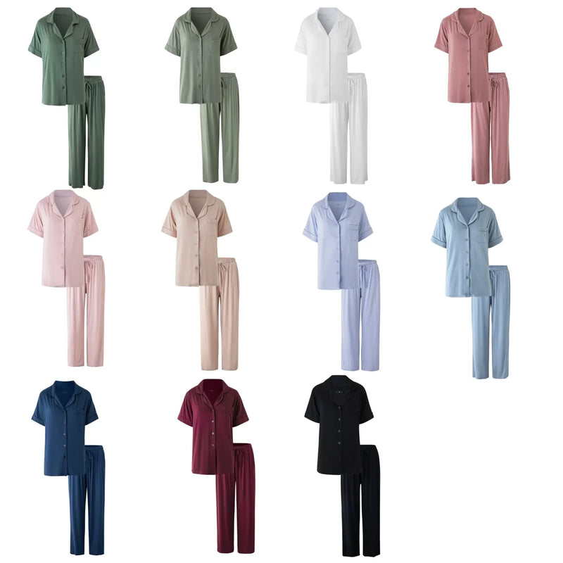 Wedding Pyjamas Bride/Bridesmaid Short Sleeve/Long Leg