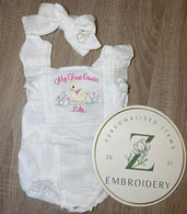 First Easter Romper & Headband