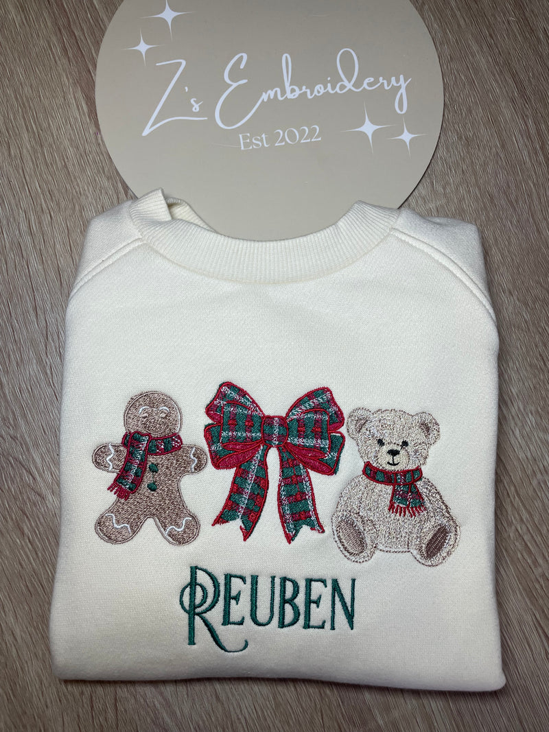 Tartan Trio Sweatshirt Unisex